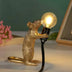 Modern Led Resin Animal Rat Table Lamp, Art Rat Shaped Bedside Gift Lamp, Led  Decorative Table Lamp (Bulb Included)